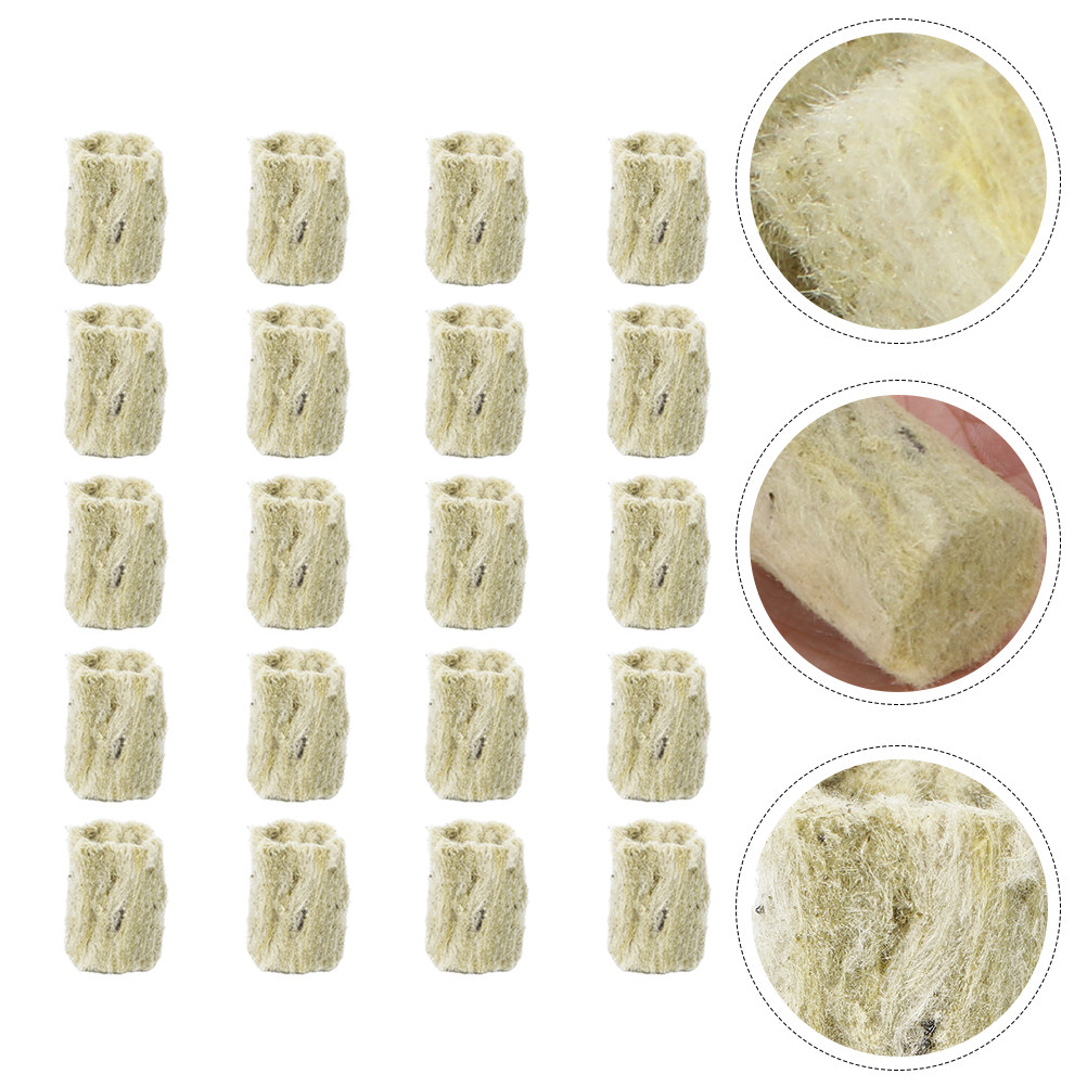 Hydroponic Kit - 40 Pezzi Cubi di Lana per