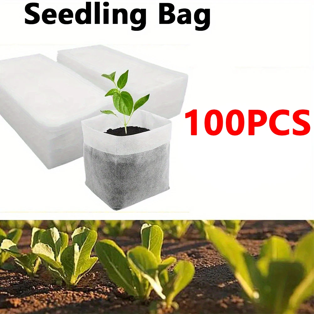 Seed Starter Tray - Sacchetti per vivaio biodegradabili da 100