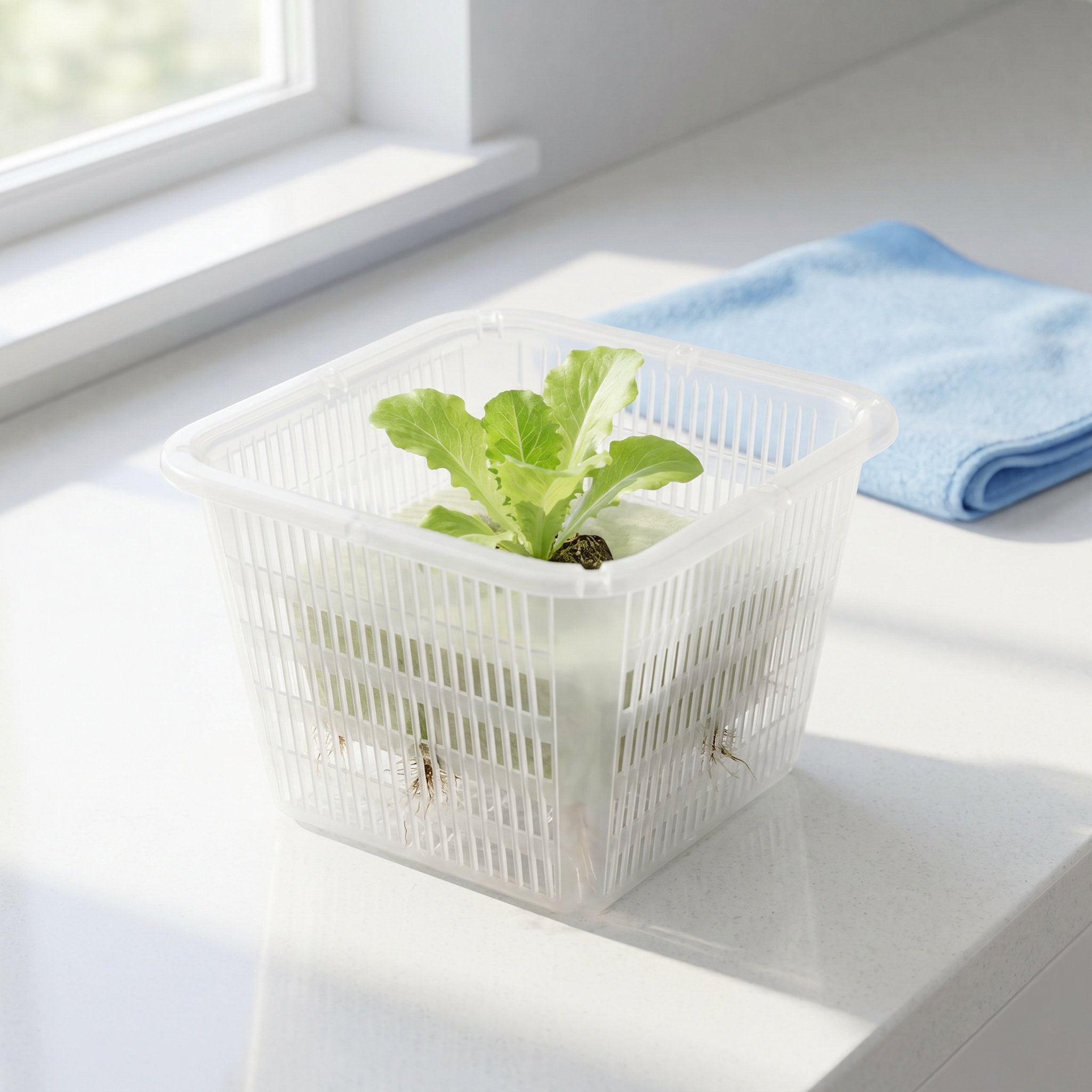 Plant Pot - 6 vasi quadrati in rete per