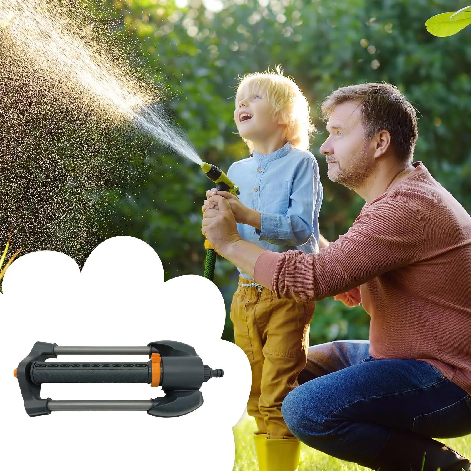 Raised Garden Bed - Irrigatore oscillante per giardino, strumento per