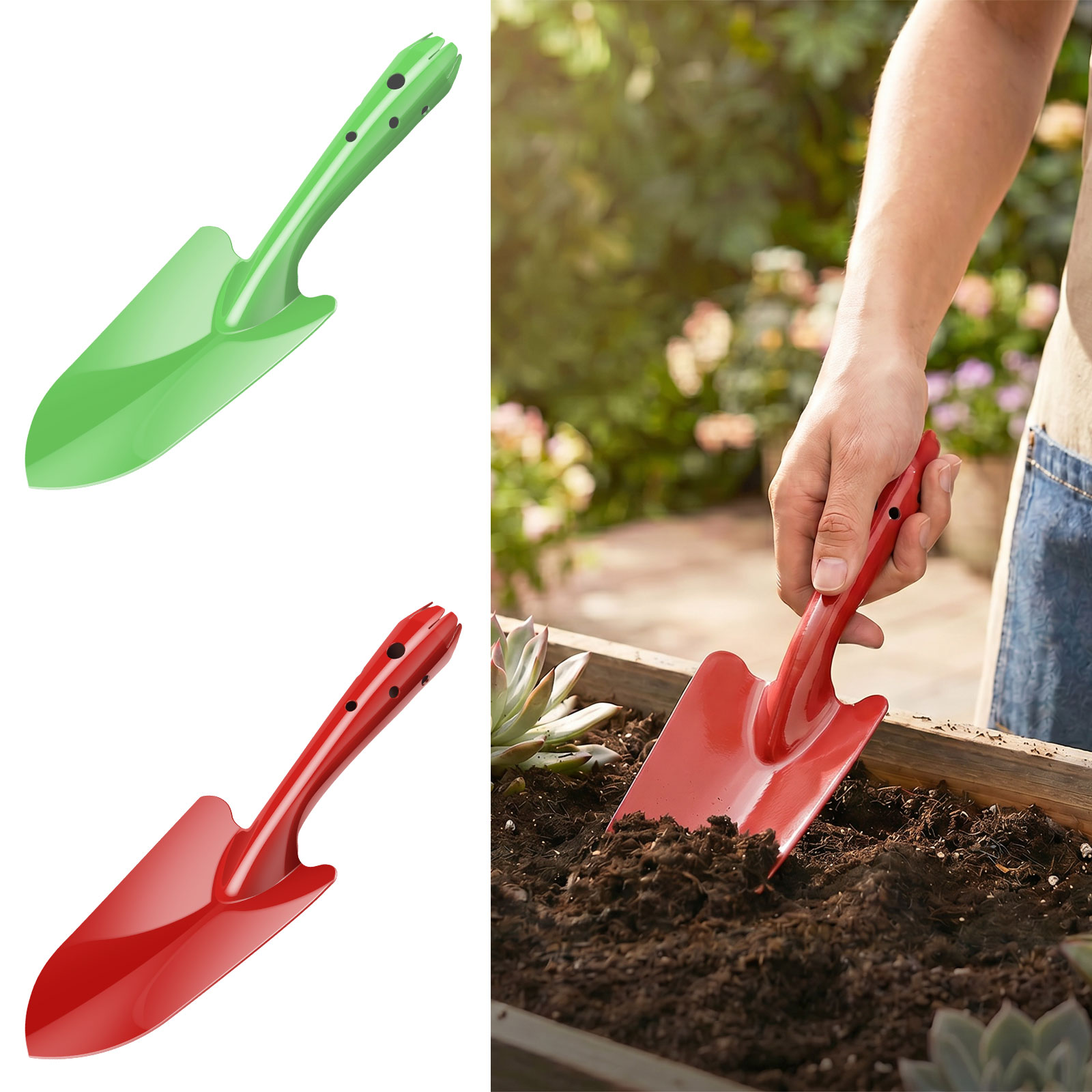 Trowel Garden Tools - Paletta da Giardino in Metallo Antiruggine,