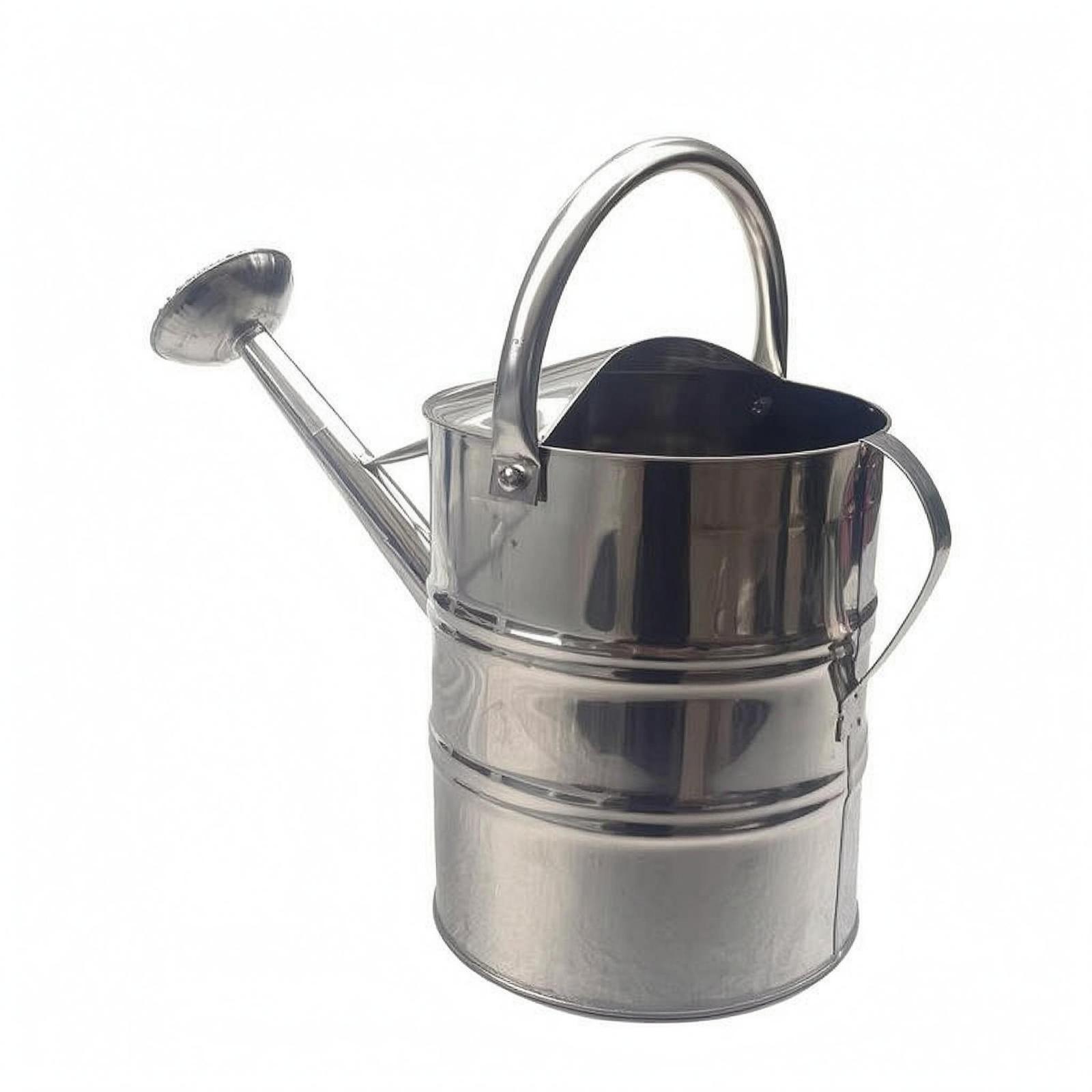 Watering Can - Annaffiatoio da Giardino in Acciaio Inox,