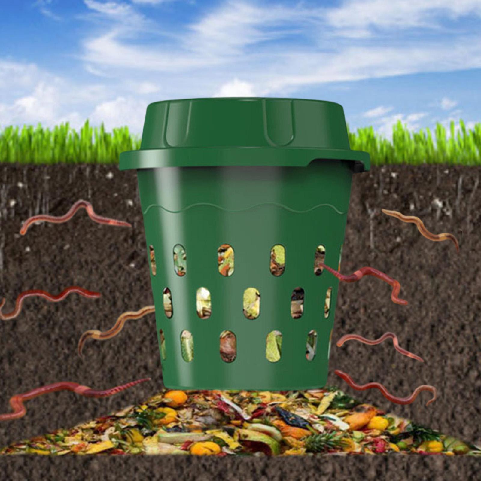 Compost Bin - Compostiera interrata per vermi, produzione di