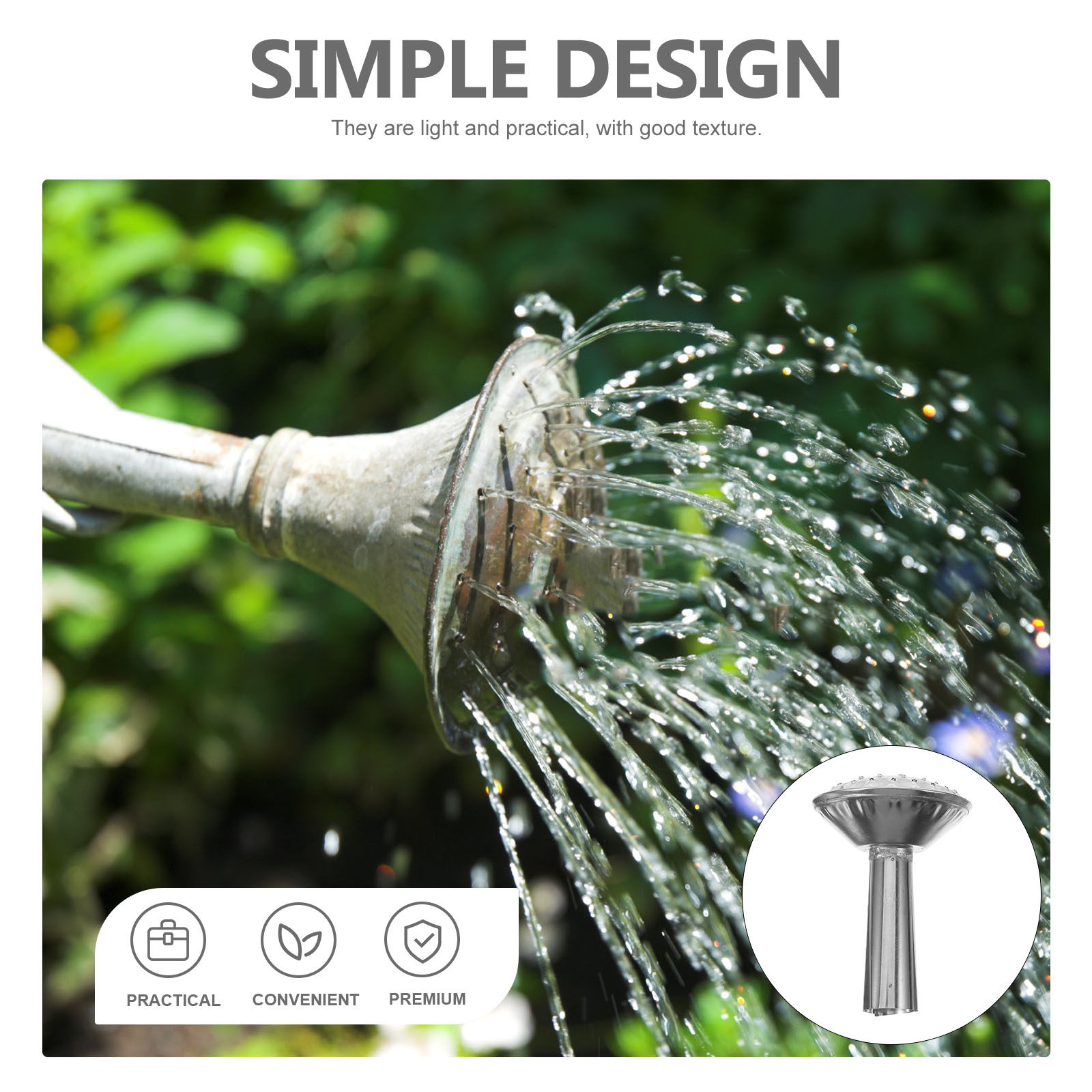 Testina irroratrice in acciaio - Watering Can recensione e prezzo