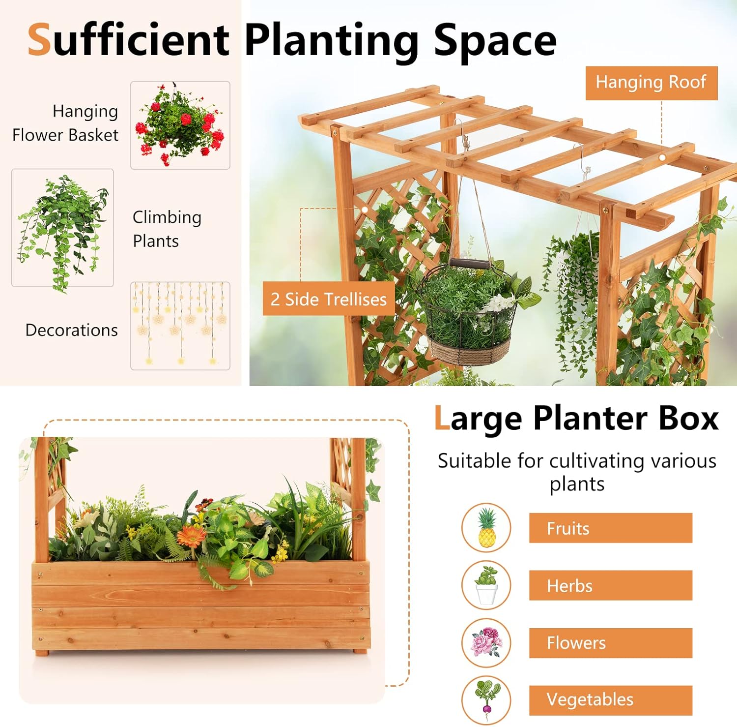 Fioriera Rialzata in Legno con - Raised Garden Bed recensione e prezzo