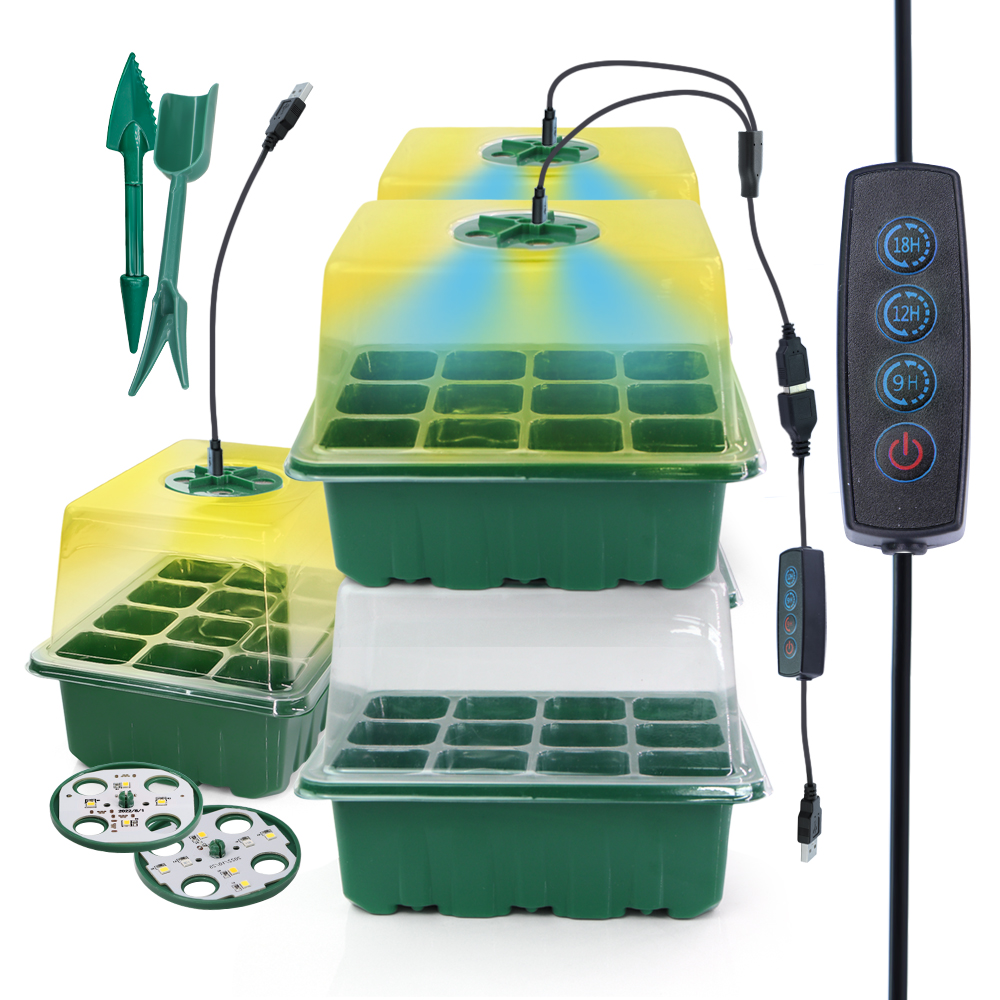 Vasi per vivaio a LED con vass - Seed Starter Tray recensione e prezzo