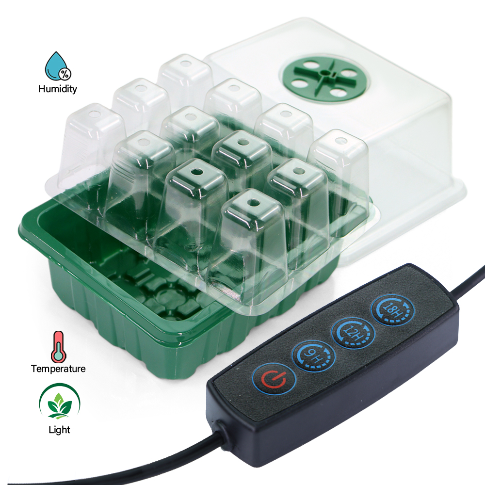 Vasi per vivaio a LED con vass - Seed Starter Tray recensione e prezzo