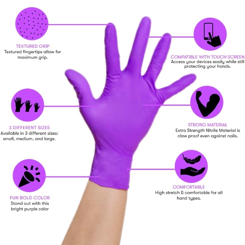 50/100PCS Guanti in nitrile vi - Garden Gloves recensione e prezzo