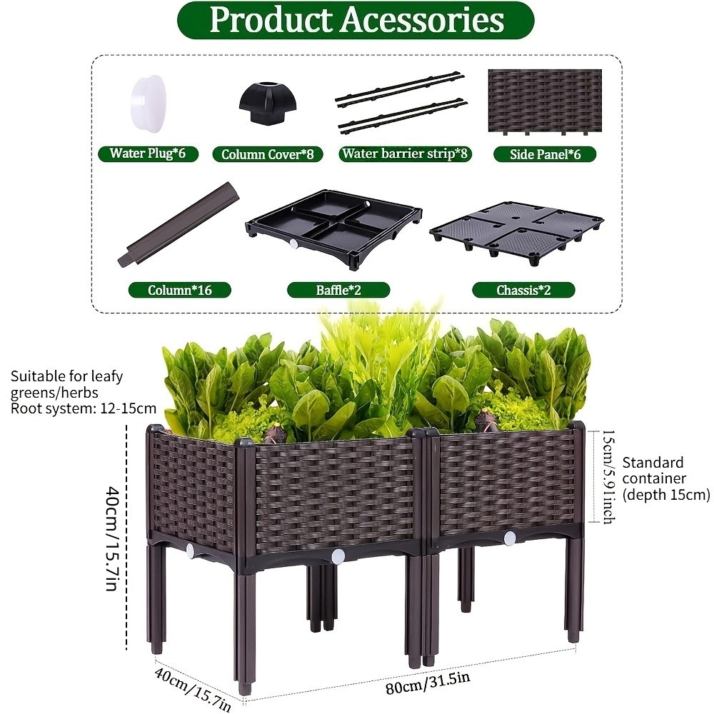 Fioriera Rialzata da Giardino, - Self Watering Planter recensione e prezzo